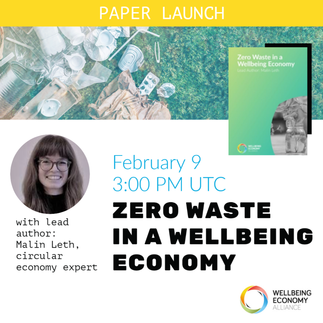 New Briefing Paper: Zero Waste in a Wellbeing Economy : Wellbeing ...